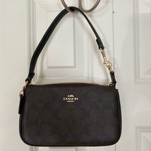 COACH Nolita 19 Purse in Brown Signature Canvas